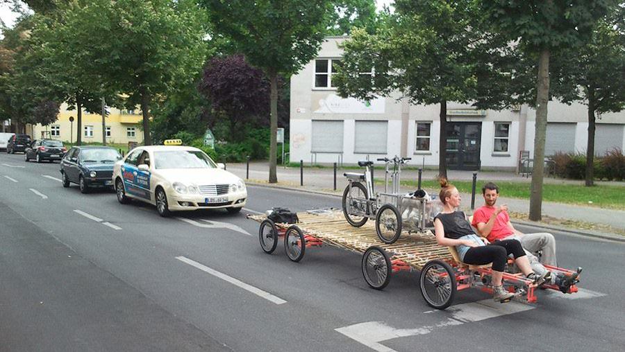 8rad bike on a street