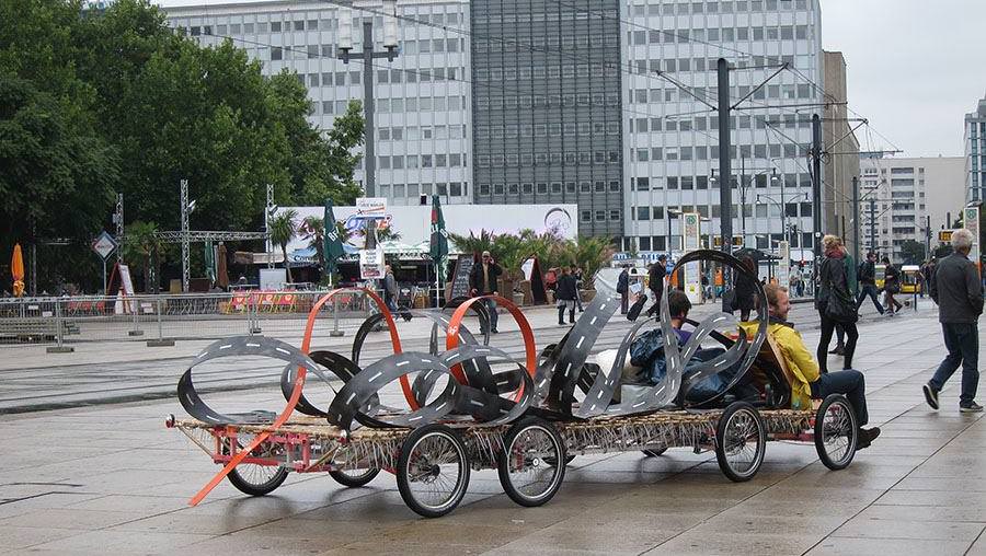 8rad bike at a traffic event