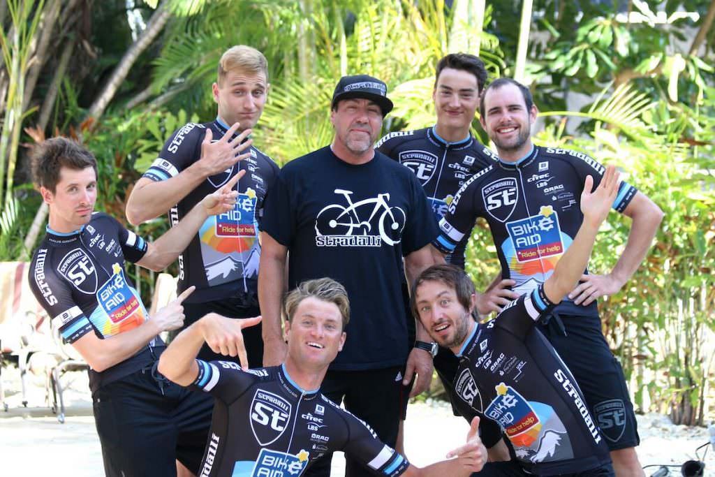 Stradalli and Bike Aid people