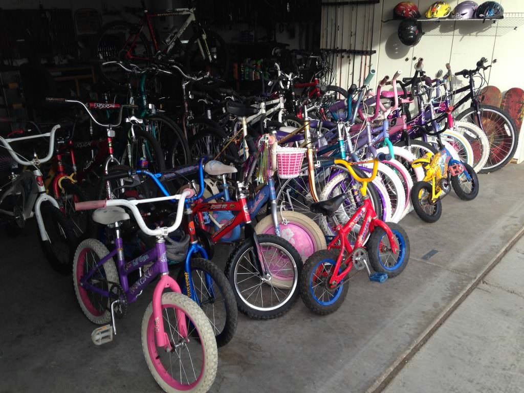 Bikes in Bobs garage