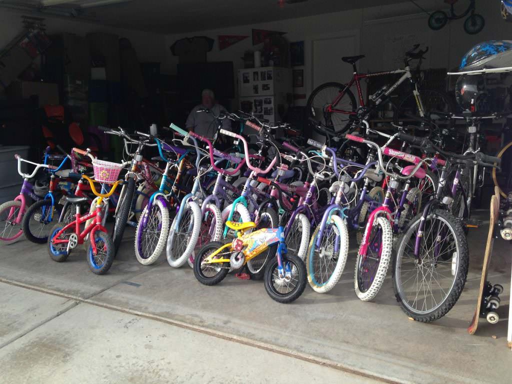 Bikes in Bobs garage