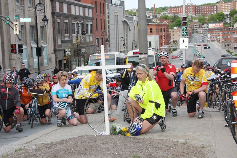 Ride of Silence cross