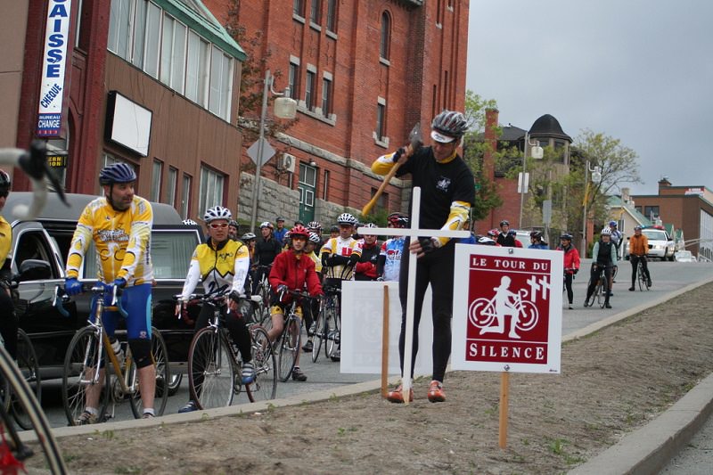 Ride of Silence cross