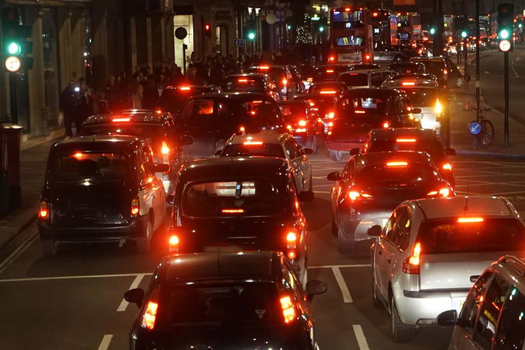 Rush hour in London