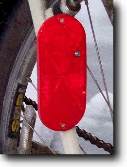 Reflectors for winter cycling