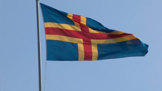 Aaland flag