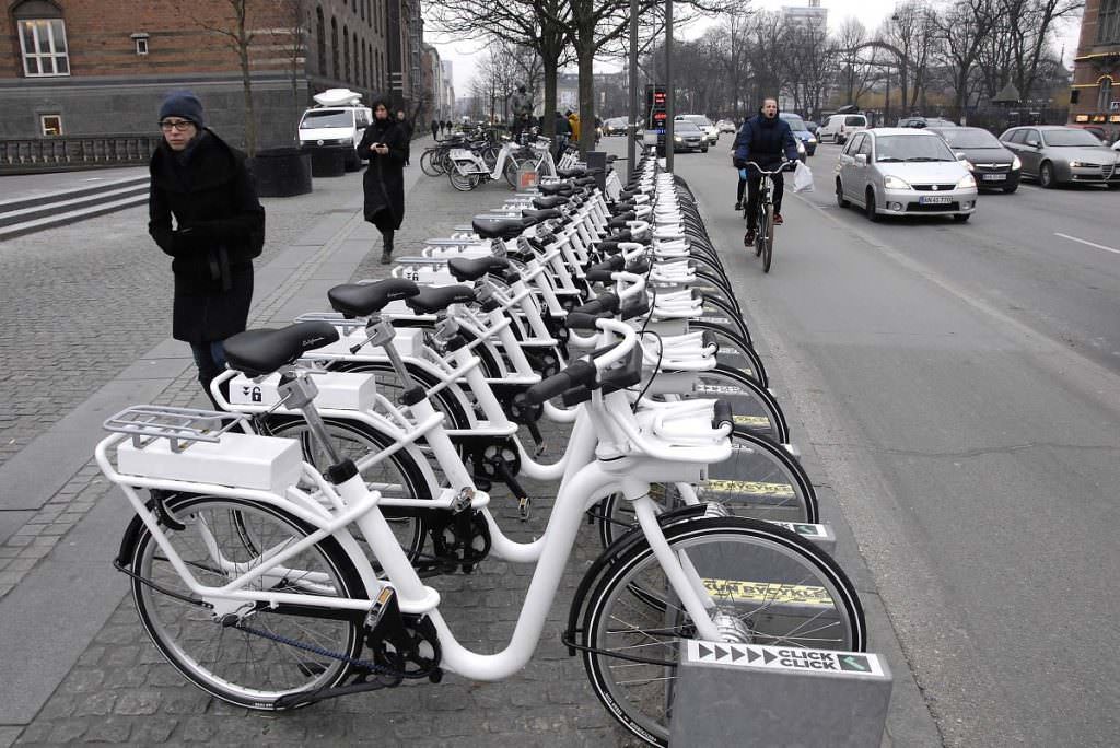 City bikes in Copenhagen
