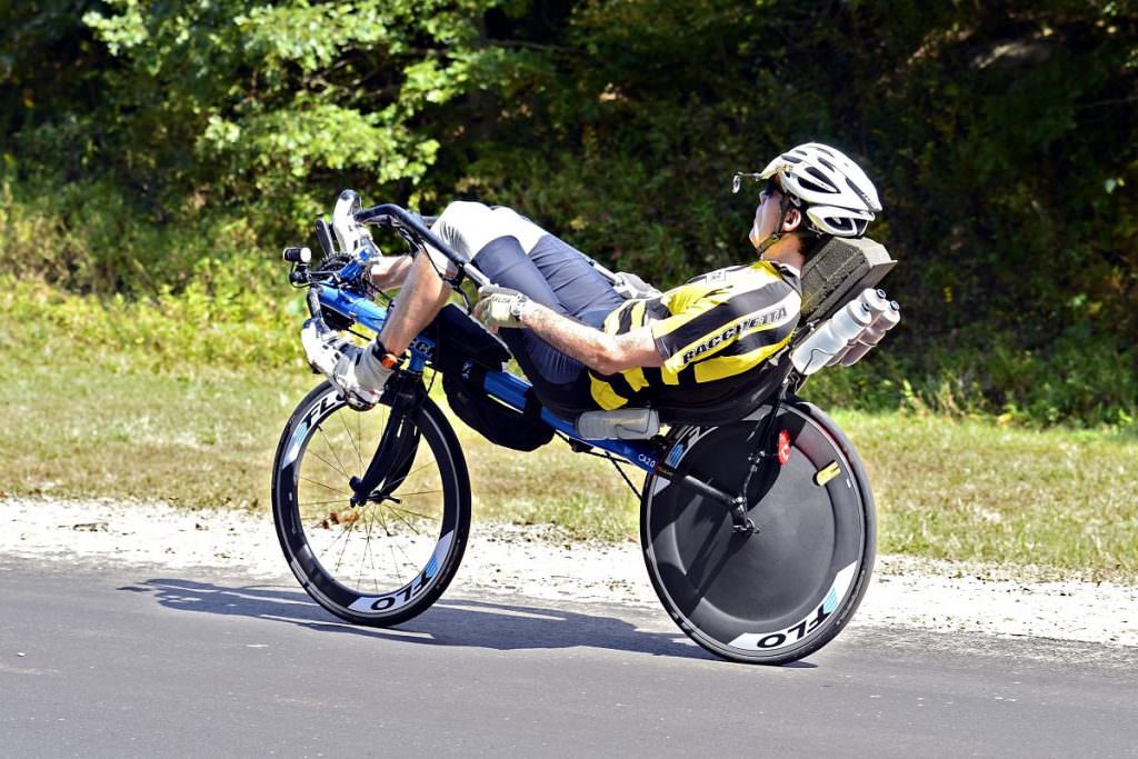 Recumbent road bike