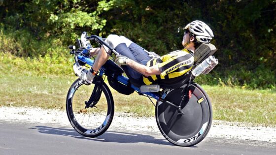 Recumbent road bike