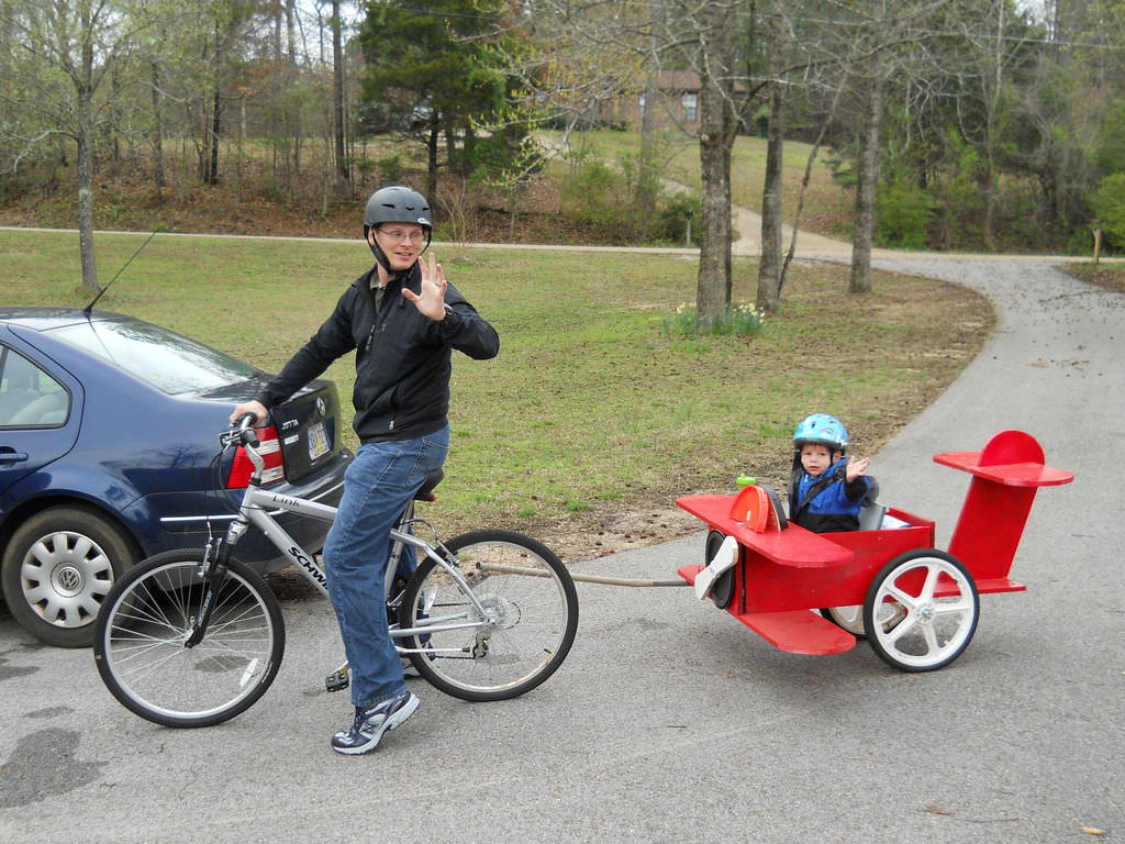 Red Baron Child's Bicycle Trailer