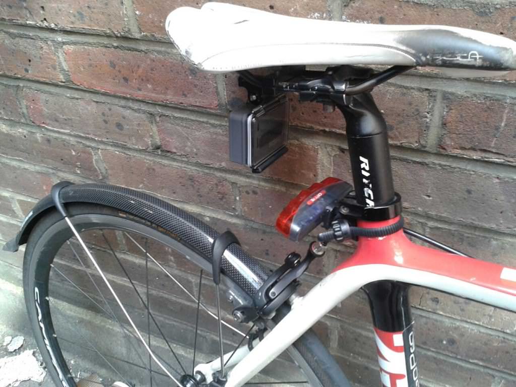 Dave Sherry road bike, rear camera