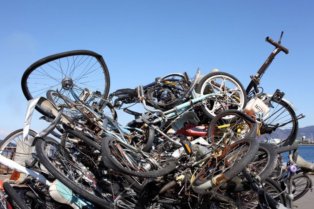 Bike scrap yard