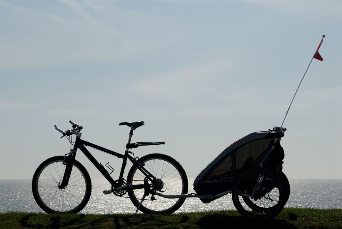 Bike with a trailer