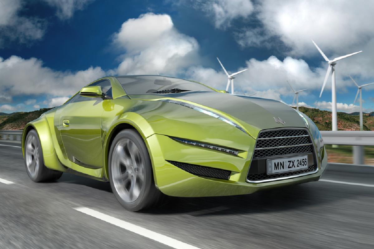 Green concept car designed
