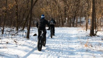 Riding fat tire bikes