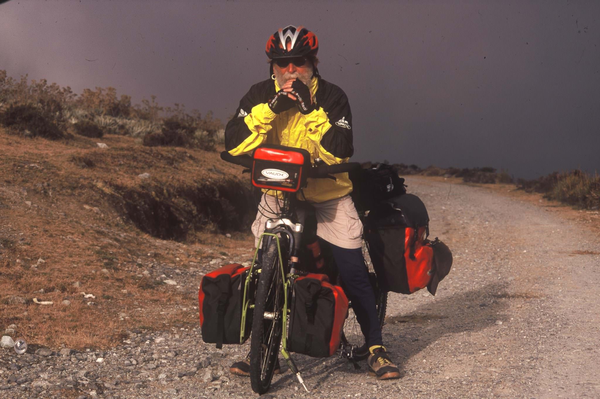 Bicycle touring with bags