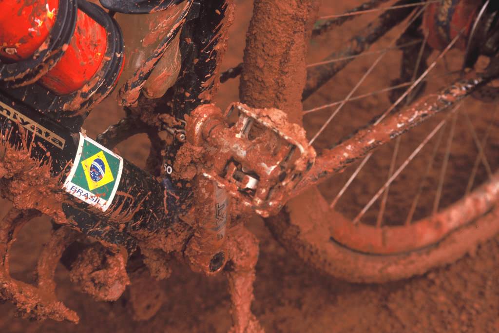 Muddy bike in Amazonas