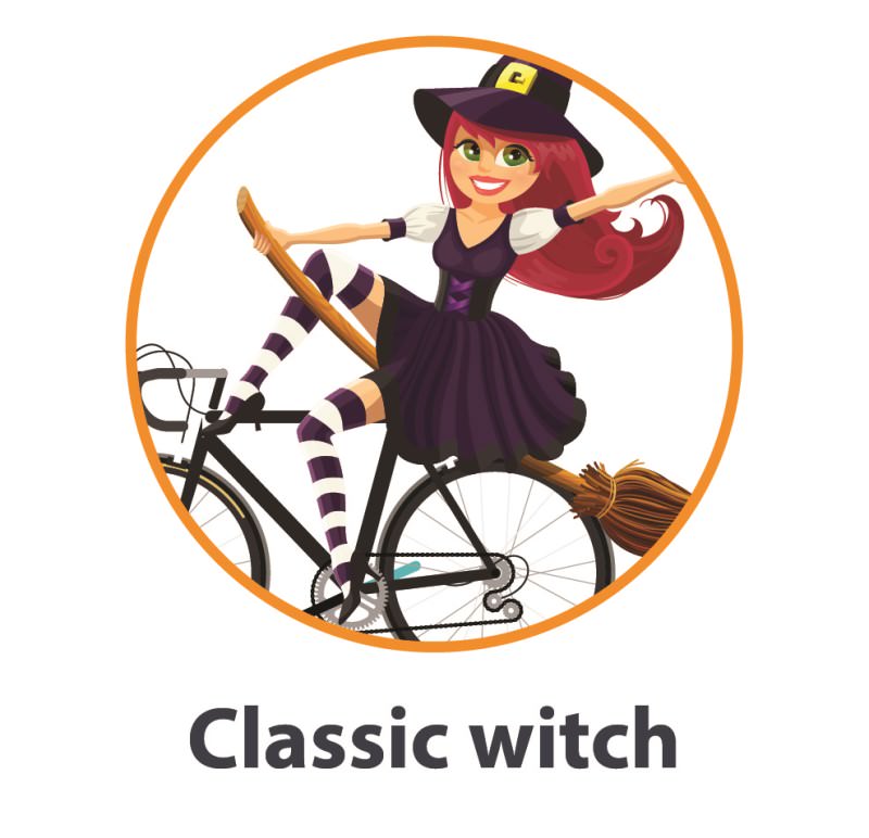 Classic witch costume