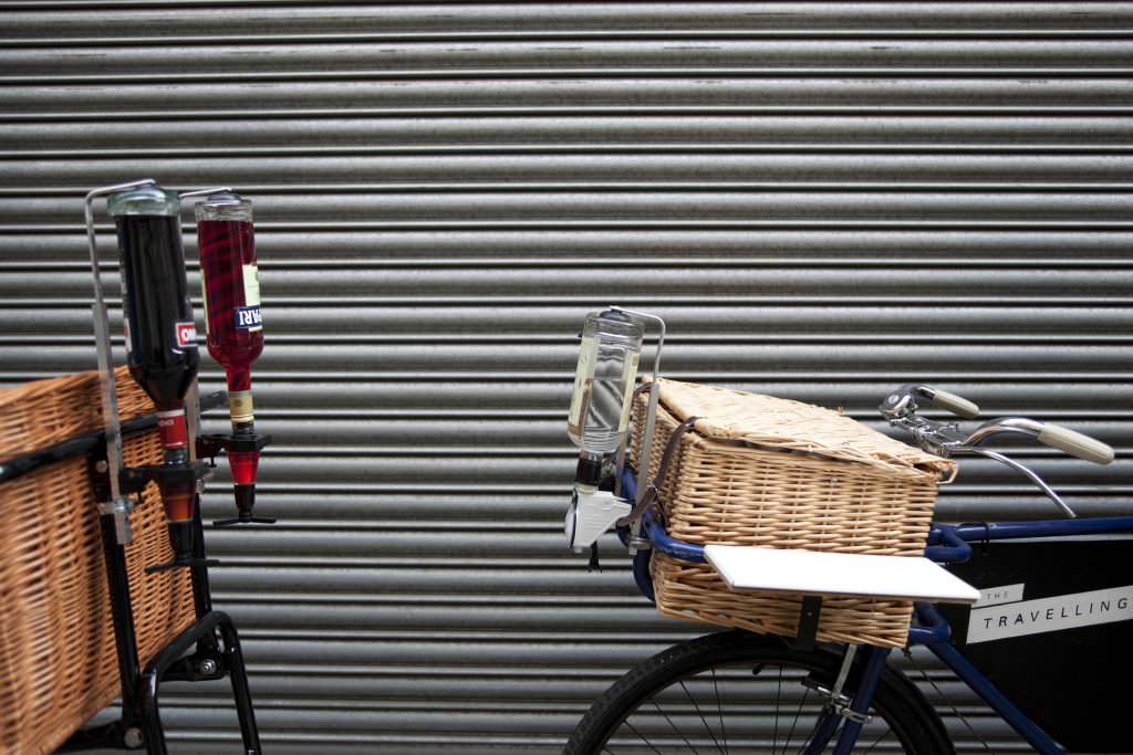 Bike gin delivery