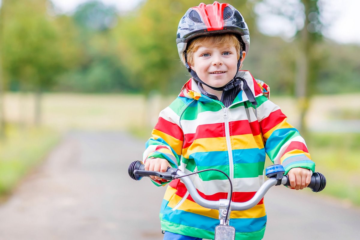 Kid with a bike