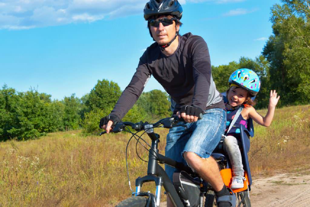 Biking with a child