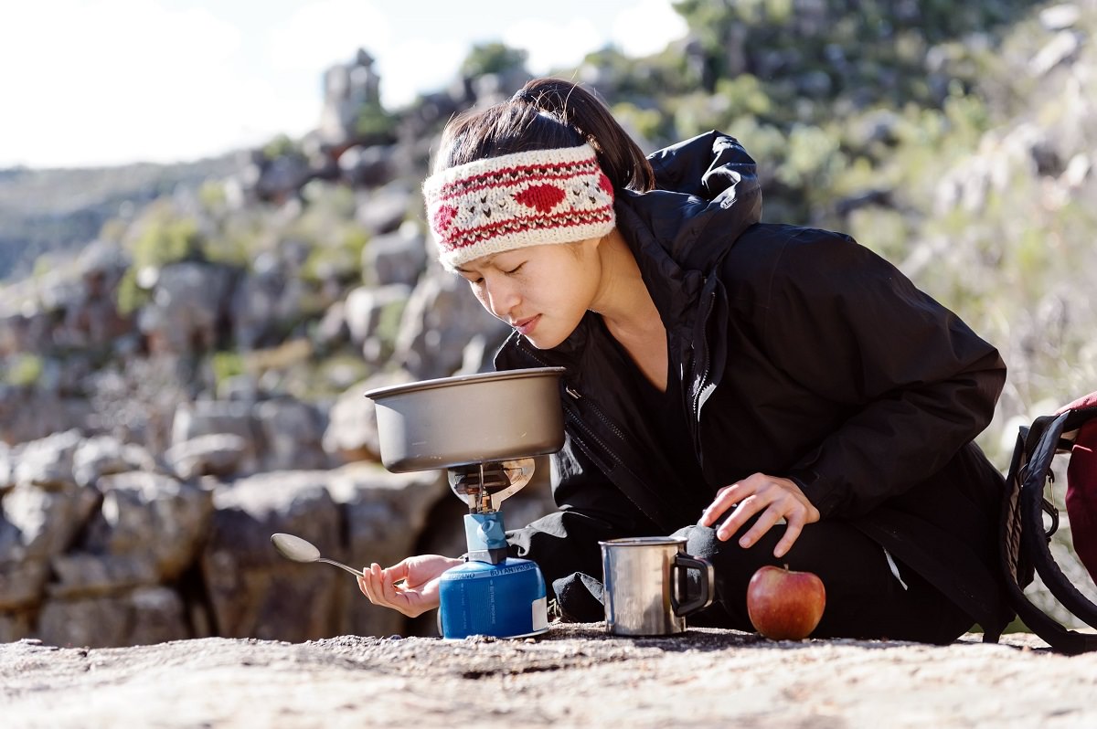 Making camping food