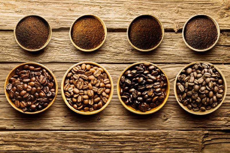 Different types of coffee