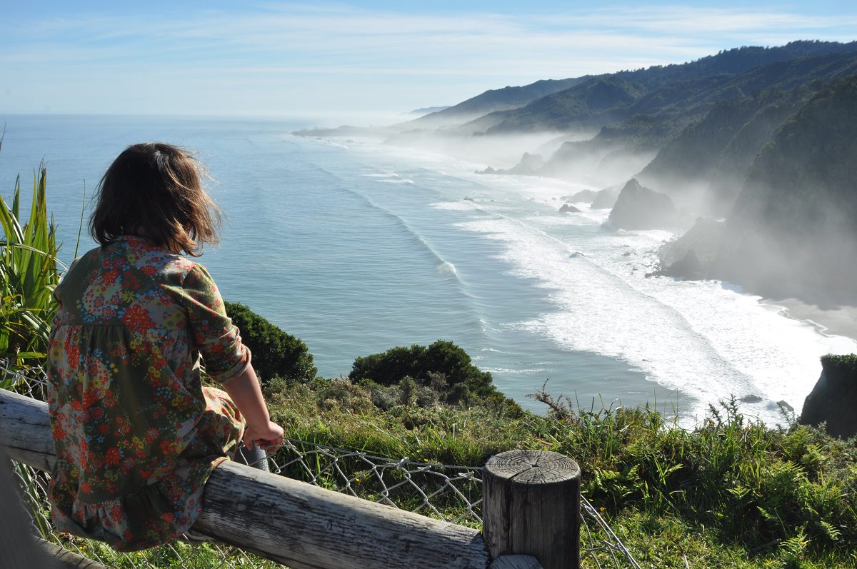 Maïa enjoying the view