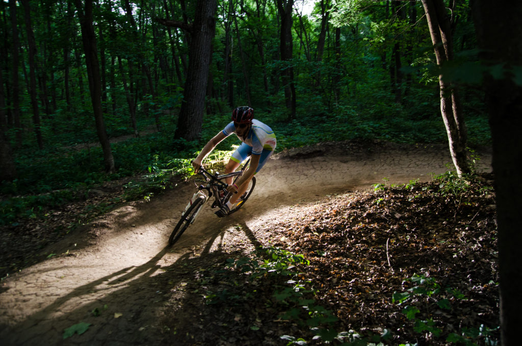 forest biking