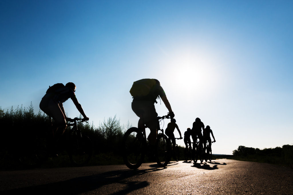 group biking