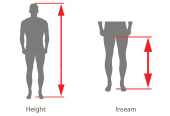 height and inseam bike sizing