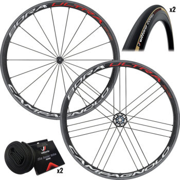 Campagnolo Bora Ultra 35 Clincher Wheels amp Tyres Bright Label 25c