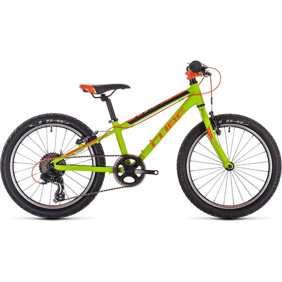 Cube Acid 200 Kids Bike 2020 - Kiwi - Black - Orange - 20"