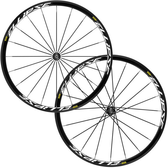 Mavic Ellipse Clincher Track Wheel Set - Black - 700c