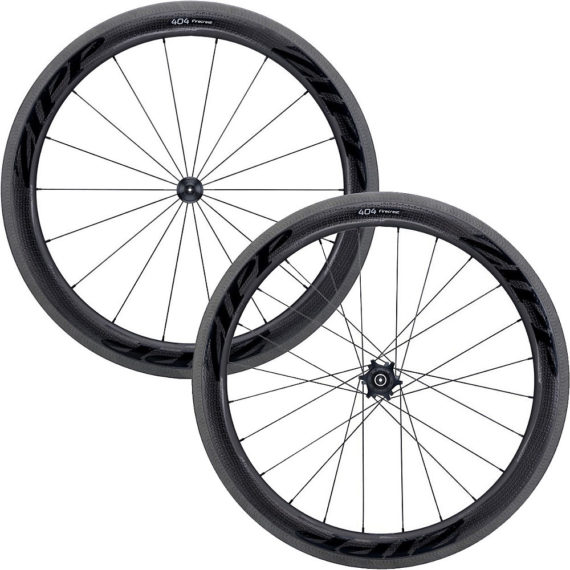 Zipp 404 Carbon Clincher Black Road Wheels - Shimano