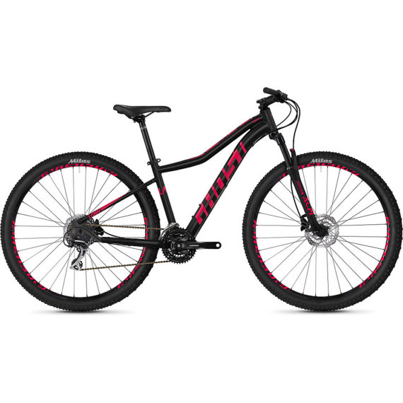 Ghost Lanao 3.9 Women's Hardtail Bike 2020 - Black - Pink
