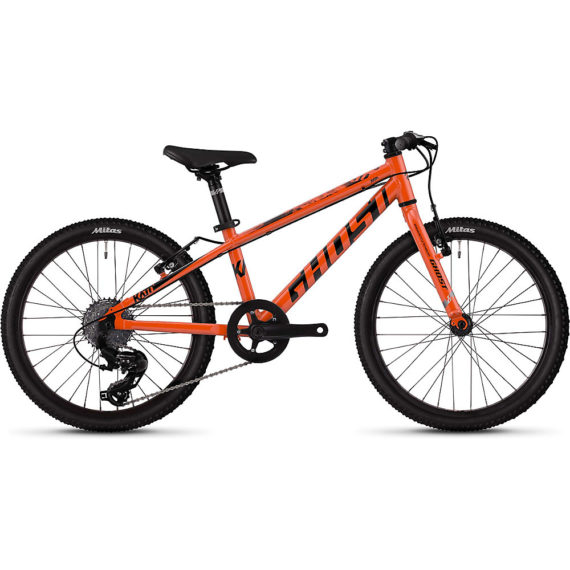 Ghost Kato 1.0 Kids Bike 2020 - Orange - Black - 20", Orange - Black