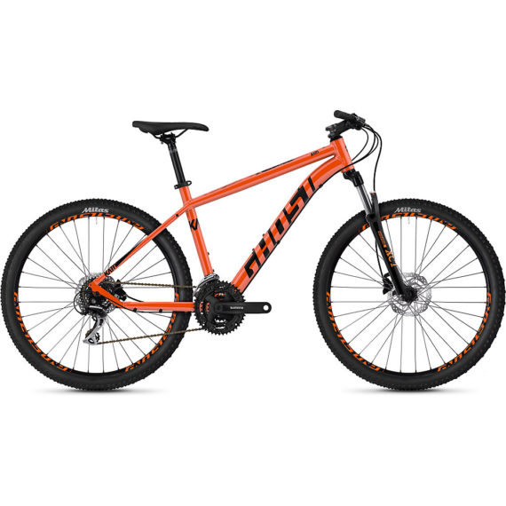 Ghost Kato 2.7 Hardtail Bike 2020 - Orange - Black - XS, Orange - Black