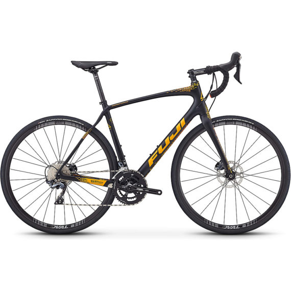 Fuji Gran Fondo 1.5 Road Bike 2020 - Satin Black - 54cm (21"), Satin Black
