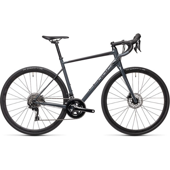 Cube Attain SL Road Bike 2021 - Grey - Black - 56cm (22"), Grey - Black