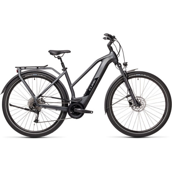Cube Kathmandu Hybrid One 500 Trapeze E-Bike 2021 - Iridium - Black - 50cm (19.5"), Iridium - Black