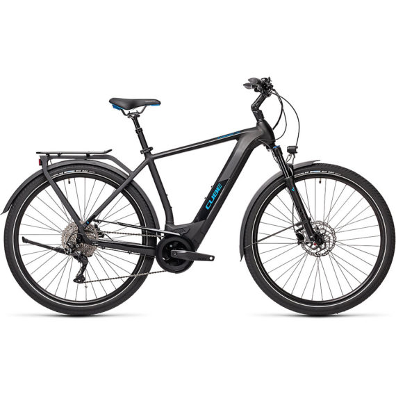 Cube Kathmandu Hybrid Pro 500 E-Bike 2021 - Black - Blue - 54cm (21"), Black - Blue