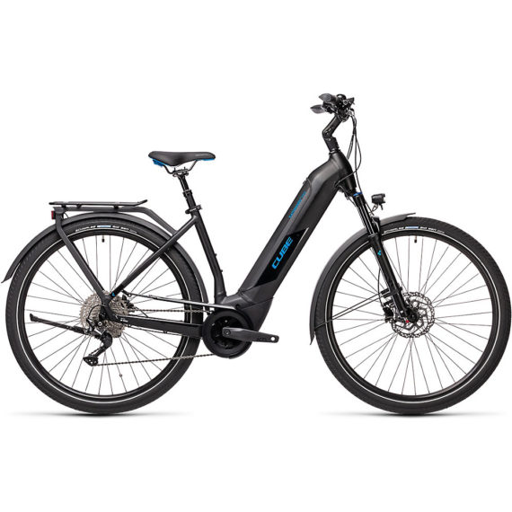 Cube Kathmandu Hybrid Pro 625 EE E-Bike 2021 - Black - Blue - 50cm (19.5"), Black - Blue