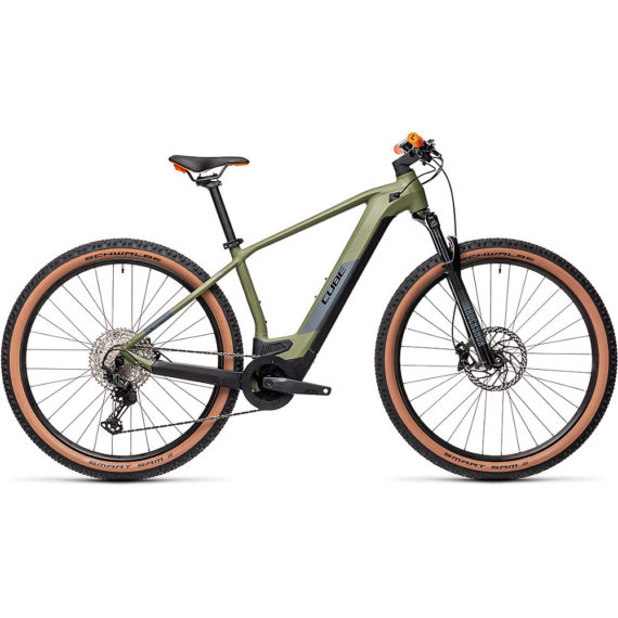 Cube Reaction Hybrid Race 625 29 E-Bike 2021 - Green - Orange - 43.5cm (17"), Green - Orange