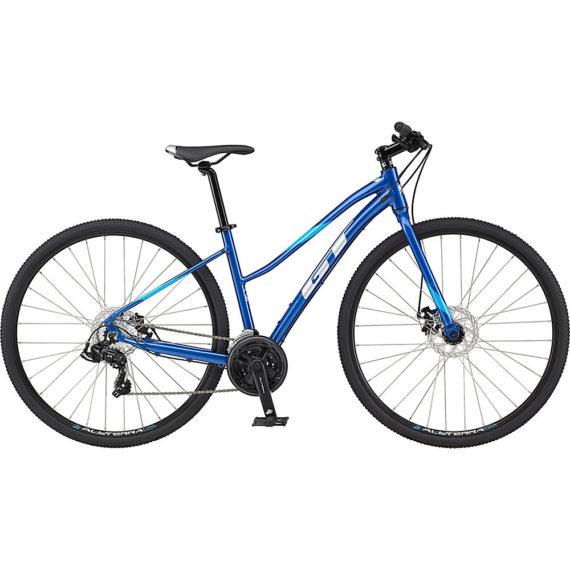 GT Transeo Sport Step Thru Urban Bike 2021 - Blue, Blue