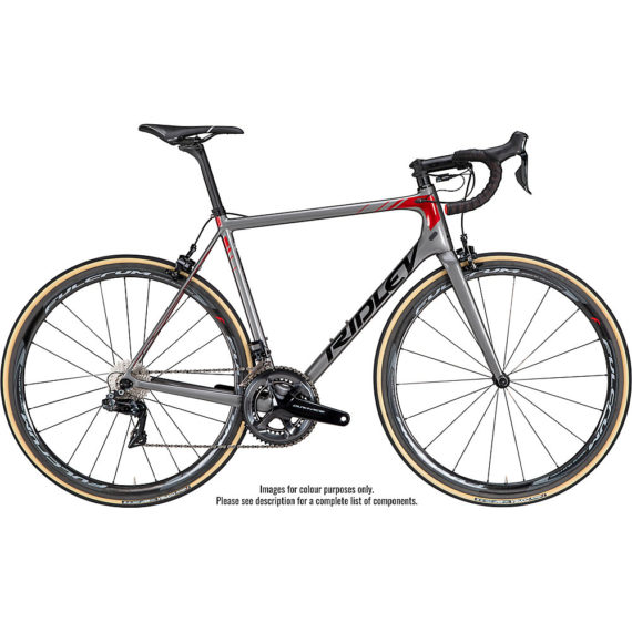 Ridley Helium SLX Ultegra Road Bike 2020 - Zambezia Grey Metallic, Zambezia Grey Metallic