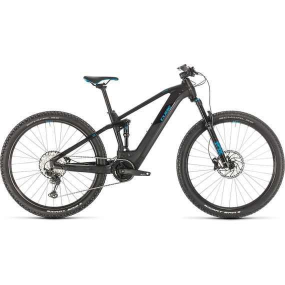Cube Stereo Hybrid 120 HPC Race 625 29 E-Bike 2020 - Black - Blue - 51cm (20"), Black - Blue