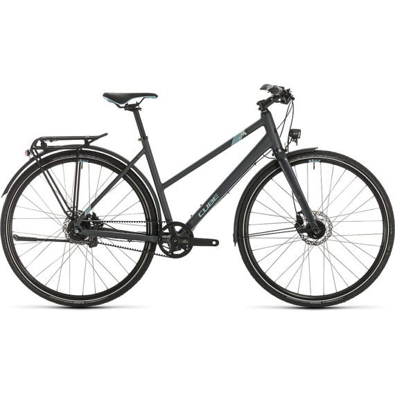 Cube Travel EXC Trapeze Touring Bike 2020 - Iridium - Blue - 50cm (19.5"), Iridium - Blue
