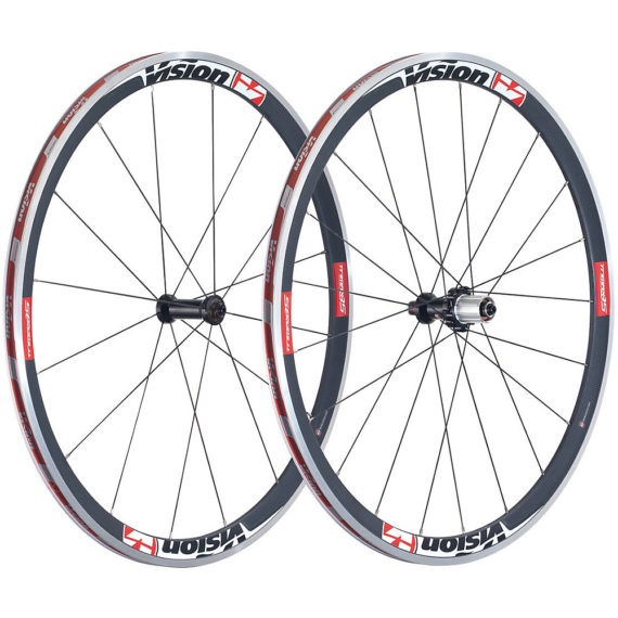Vision TriMax 35 Wheelset 2017 - Black - Campag Freehub, Black