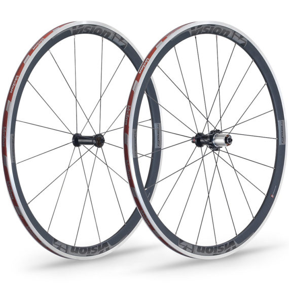 Vision TriMax 35 Wheelset 2017 - Grey - Campag Freehub, Grey